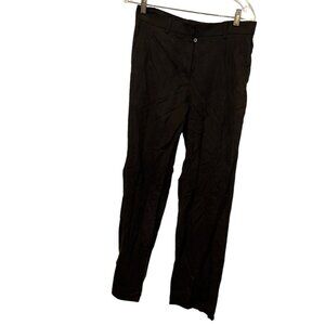 jil Sander charcoal wool dress pants 4